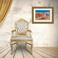thumbnail image 3 of Meier, Tom 24x17 Gold Ornate Wood Framed with Double Matting Museum Art Print Titled - Bison, 3 of 4