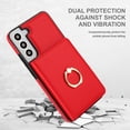 thumbnail image 4 of ELEHOLD Case for Samsung Galaxy S22 Plus,Business PU Leather Stand Case with Card Holder & Ring Holder,Red, 4 of 7