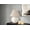 Cream#5, variant on Table Lamp Lighting, 26"h, Table Lamp, Ivory / Cream Shade, Cream Ceramic, Transitional,Bedroom Lamp