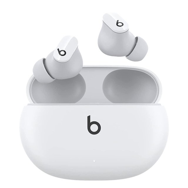 Beats Auriculares Studio Buds+ True Wireless con cancelación de ruido Auriculares Bluetooth resistentes al sudor Auriculares deportivos con funda de carga con micrófono Studio Buds+_White #017