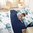 thumbnail image 4 of Erosebridal Cute Axolotl Kawaii Turtle 7pcs Bedding Comforter Set,Underwater World Watercolor Coral Queen Bedding Sets For Boys Teens,Reversible, 4 of 7