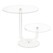 2 Tier Cupcake Display Stand Round Acrylic Cake Shelf DIY Candy Dessert Tower Rack k7569