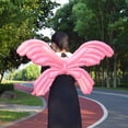 thumbnail image 5 of 2pcs Creative Gift Birthday Wedding Theme Colorful Foil Balloons Kids Toy Back Hanging Butterfly Wing Children's Balloons Aluminum Foil Balloon Party Supplies STYLE5, 5 of 8