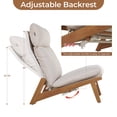thumbnail image 3 of GRANDPATIO Outdoor Adjustable 2-Position High Back Sofa With Ottoman - High Backrest - 1 Piece, 3 of 9