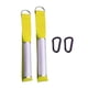 thumbnail image 5 of 2 asas de gimnasio para equipo de ejercicio de resistencia, accesorio de fitness para el pecho amarillo, 5 of 9
