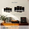 thumbnail image 3 of Elephant Stock Old Piano Keys Wall Art - Horizontal Multi Panel Canvas - Living Room Wall Decor - Music Multi Panel - Black And Brown Decor - 24" x 14", 3 of 4