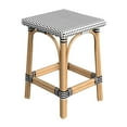 thumbnail image 6 of Butler Specialty Company Riviera Square 24"H  Rattan Counter Stool - White/Black, 6 of 6