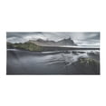 thumbnail image 1 of Landscape Gym Towel, Photo of Black Sand Beach in Southern Iceland Long Exposure Shot Scenic Outdoors, One-Sided Quick Dry Microfiber for Beach Fitness & Swimming, 60" x 30", Multicolor, by Ambesonne, 1 of 2