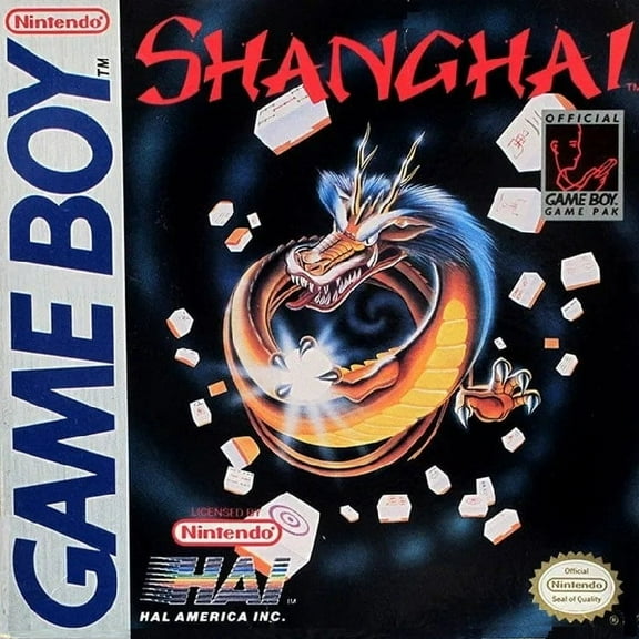 Restored Shanghai (Nintendo Gameboy Original, 1989) Puzzle Game (Refurbished)
