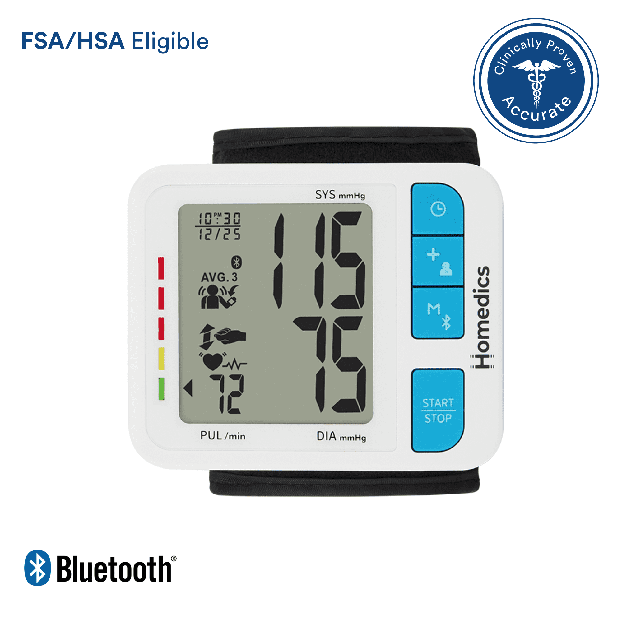 Baymore Digital Wrist Blood Pressure Monitor Cuff