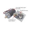 thumbnail image 3 of Velocidad De Alta Torsión Reduzca El Motor De La Caja De Engranajes Eléctricos Motor De Engranaje De Gusano Reversible De 8 Mm 12V, 3 of 7