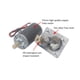 thumbnail image 3 of Velocidad De Alta Torsión Reduzca El Motor De La Caja De Engranajes Eléctricos Motor De Engranaje De Gusano Reversible De 8 Mm 12V, 3 of 7