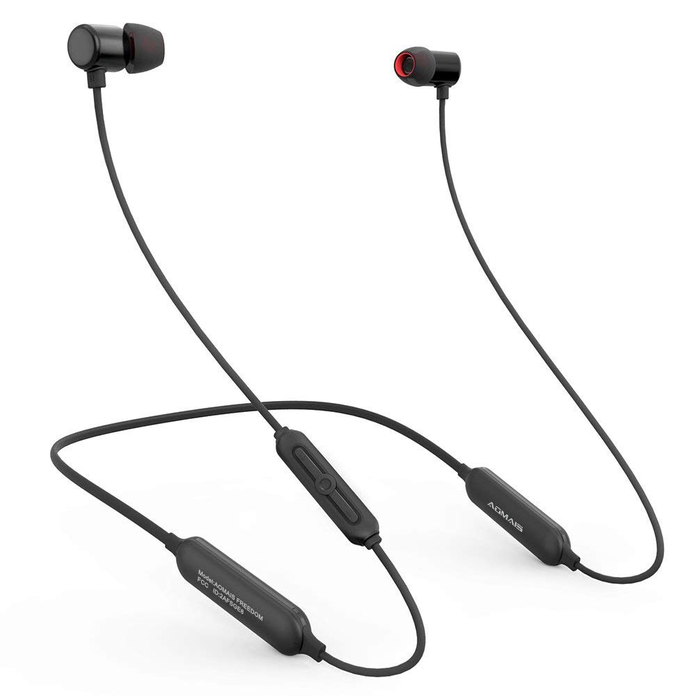 AOMAIS Bluetooth Wireless Headphones, Wireless Sports Neckband