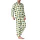 thumbnail image 2 of Balery Cartoon Turtles Pijama para Hombre de Dos Piezas con Manga Larga, Conjunto de Dormir y Descanso Suave con Bolsillos-X-Large, 2 of 7