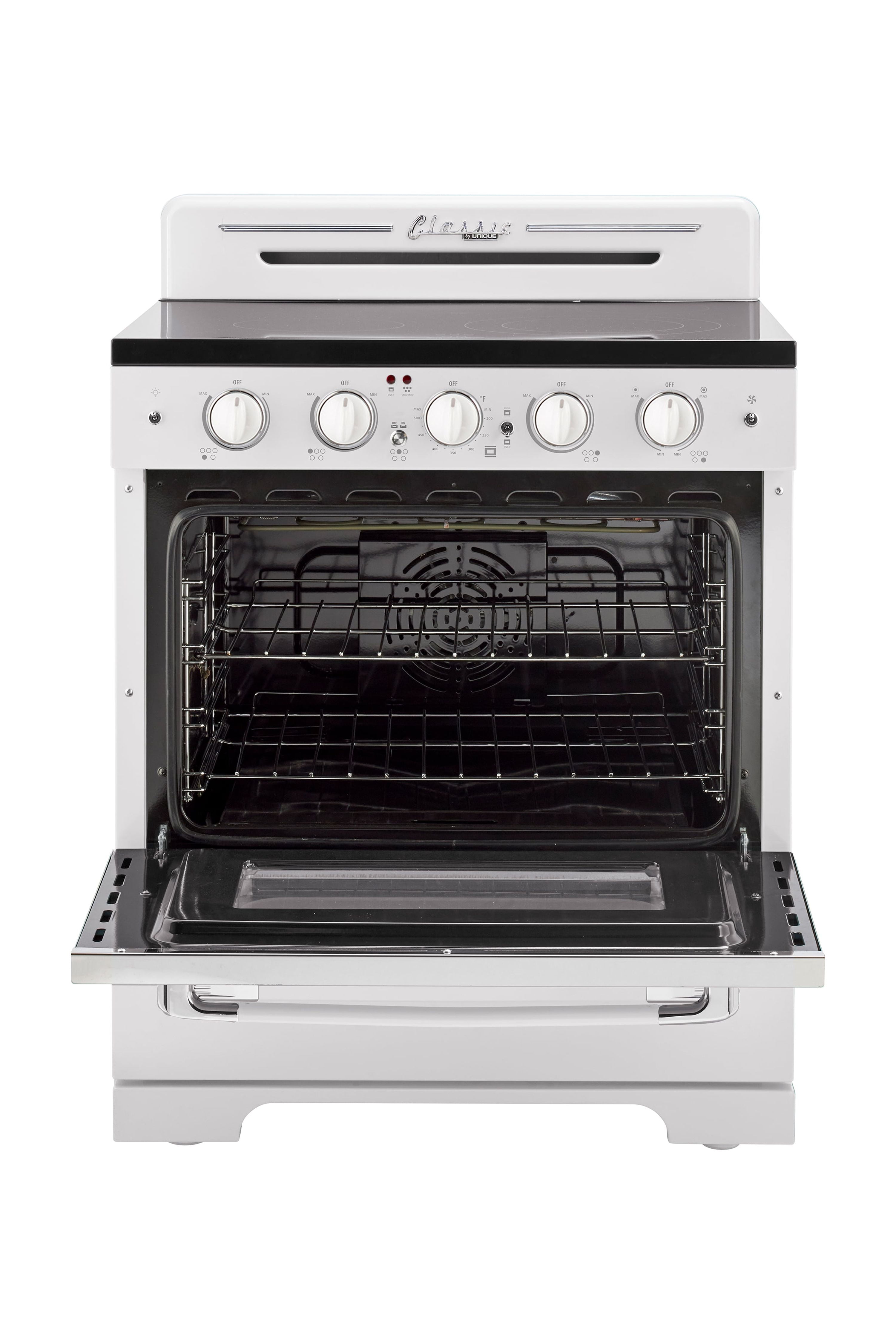 Unique Appliances Oven 30.0 in 3.9 cu/ft Electric Freestanding Range in Marshmallow White