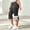 Dark Gray, variant on Cropped Leggings for Women Capri Yoga Pants Women Elastic High Waisted Belly Control Workout Pants Bow Hem Split Slim Fit Exercise Capris Comfortable Tights Outdoor Running Jogger Black XL