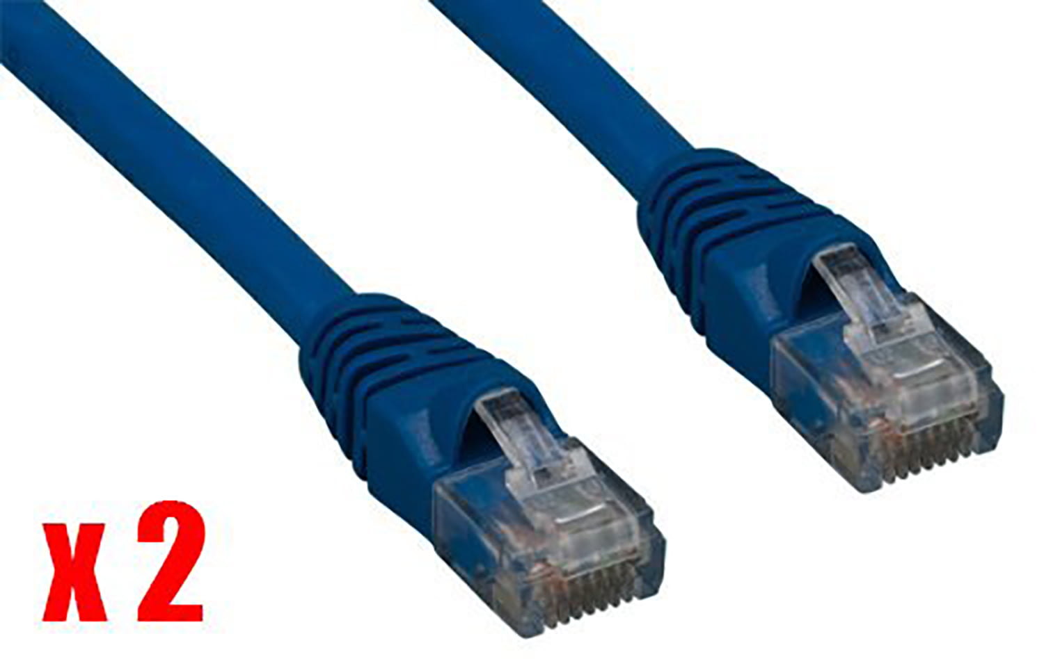 Generic 4441025 XBox PS3 Laptop PS2 Mac and XBox 360 to hook up on high speed internet from DSL or Cable internet BLUE Gold Plated 50FT CAT5 CAT5e RJ45 PATCH ETHERNET NETWORK CABLE 50 FT For PC