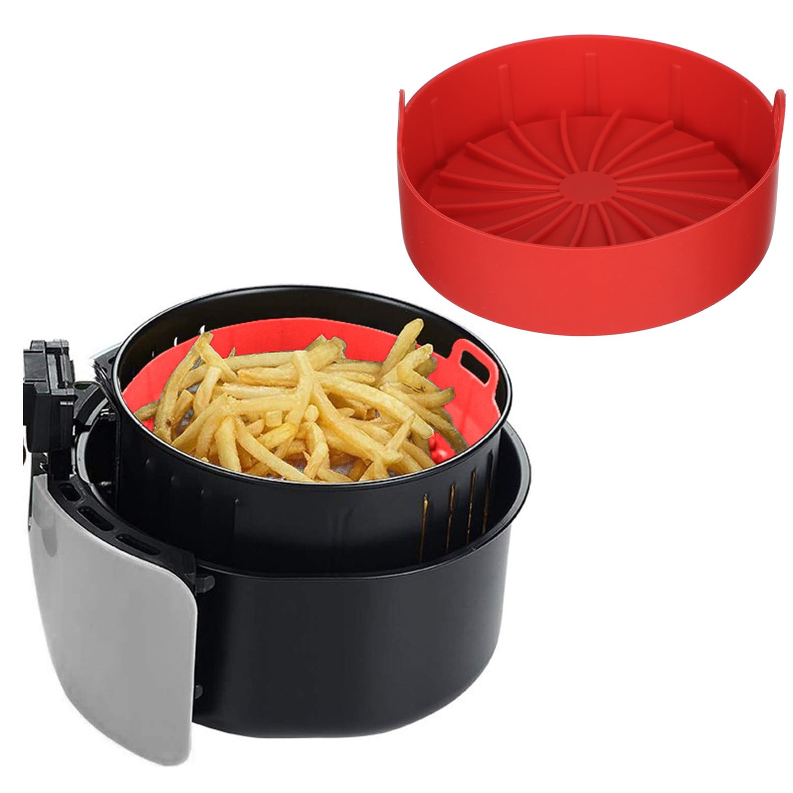 Sunhillsgrace Baking trays Silicone Air Fryer [Updated] Food Safe Air