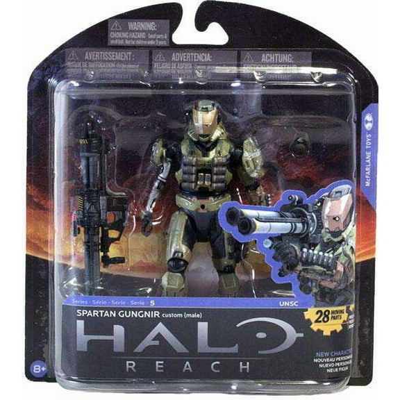 McFarlane Toys Halo Reach Halo Reach Series 5 Spartan Gungnir Action Figure