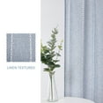thumbnail image 3 of Haperlare Farmhouse Kitchen Curtains Blackout Short Cafe Curtains for Bathroom Living Room, Blue, 26"W x 24"L 2 Panels, 3 of 8