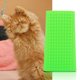 thumbnail image 5 of Semicírculo de silicona para mascotas, perros, gatos, cepillo de baño, removedor de pelo, masaje, limpiador de aseo (verde), 5 of 8