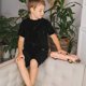 thumbnail image 4 of Fotbe Black Marble Pijama Estampada de 2 Piezas para Niños – Ropa de Dormir de Manga Corta Cómoda para Niños y Niñas, Camiseta y Shorts de Algodón-Medium, 4 of 6
