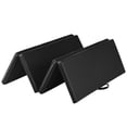 thumbnail image 6 of Topbuy Gymnastics Mat 4’x6’x2’ PU Thick Folding Panel Exercise Mat for Adults & Kids Black, 6 of 6