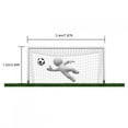 thumbnail image 2 of Ymiko Soccer Net,8 x 4ft Football Goal Netting Soccer Post Durable Net Equipment, Soccer Post Net, 2 of 9