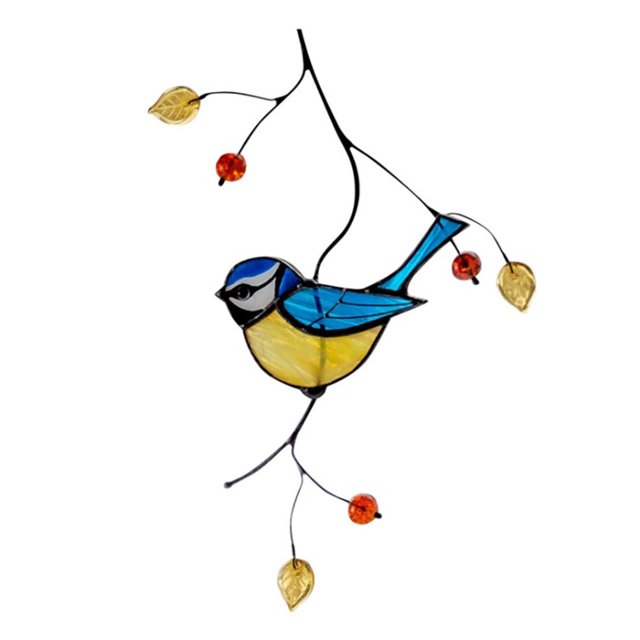 Pegatina De Pared, Pegatina De Arte De Pájaro, Pegatina Decorativa Con Diseño De Mascota Multicolor, Pegatina De Vinilo De Pared Diy Para Pegatina De Fondo Serendint HA034486-00