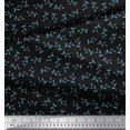 thumbnail image 2 of Soimoi polyester Crepe Fabric Artistic Leaves Print Fabric by Yard 42 Inch Wide, 2 of 5