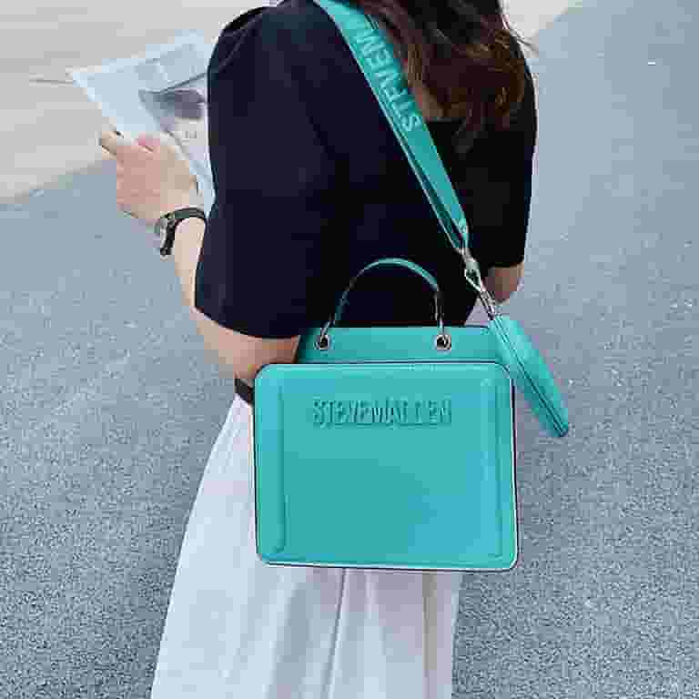 Steve Madden☆ ミニポーチ付き♪ トップハンドルバッグ Steve Madden Quilted Small Tote Bag for Women Top Handle