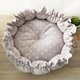 thumbnail image 3 of Cama cómoda para perros y gatos, ajustable y cálida, ideal para perros pequeños y medianos. punto gris claro, 3 of 9