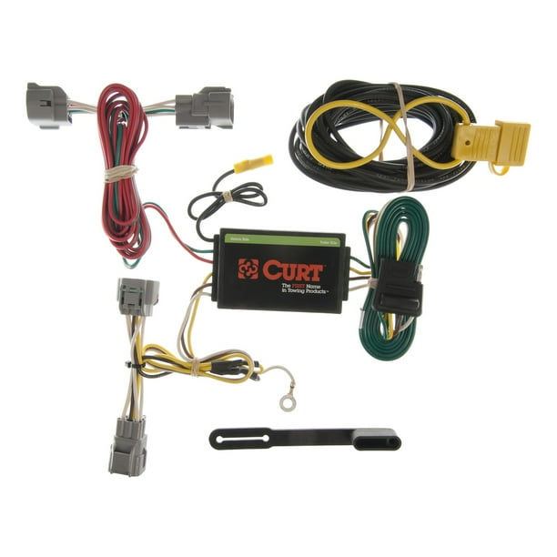 CURT 55349 VehicleSide Custom 4Pin Trailer Wiring Harness, Select
