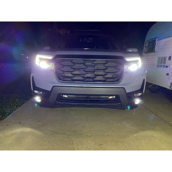 For The BlingLights Brand Halo Fog Lights for 2022 2023 2024 2025 Honda Passport
