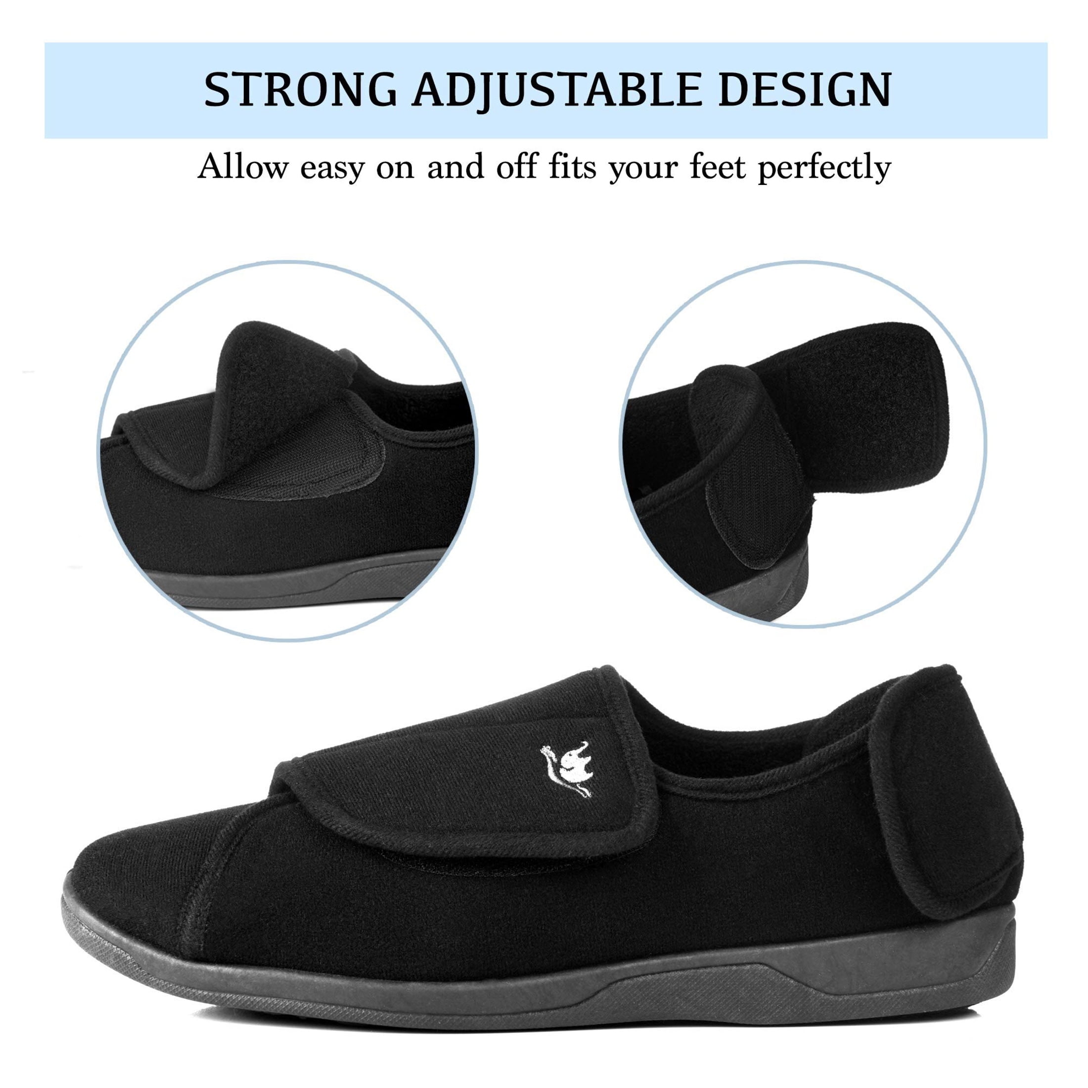 EUROPEAN SOFTEST Women's 80D High Density Memory Foam Diabetic Slippers ...