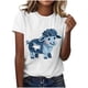 thumbnail image 2 of Xuyuer Women Blessed Beyond Measure Graphic Funny Cute T Shirts (Gift Ideas) Printed Graphic Workout Athletic Loose Fitting Tee Tops Print Blouses Casual Crew Neck Short Sleeve Basic Tee, 2 of 4