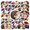 2A, variant on cartoon Hedgehog Theme Stickers, Waterproof Hedgehog Theme Sticker for Water Bottle Laptop Phone Cases Planner Skateboard Luggage Helmet Party Favor Decor, Ideal for Adults Teens Teacher Rewards