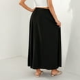 thumbnail image 4 of Douhoow Women Flowy Long Skirts Vintage Floral Print High Waist Swing Skirt with Pockets, 4 of 9