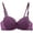 Purple, variant on Push Up Bra Women'S Small Chest Glossy Bra Lace Bra Cute Thin Underwear Gather Bra Small Chest Show Big Bra,Black A