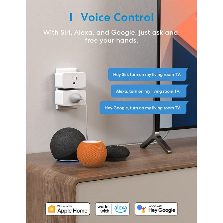 Smart Plug That Work with Alexa, Google Home Assistant, Siri