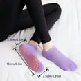 thumbnail image 4 of HAOAN 5-Pack Unisex Yoga Socks with Non-Slip Design - Comfortable Fit for Sports & Pilates - 75% Polyester  25% Spandex  Machine Washable  Solid Color  Knit Fabric  All-Season - Ideal Gif, 4 of 7