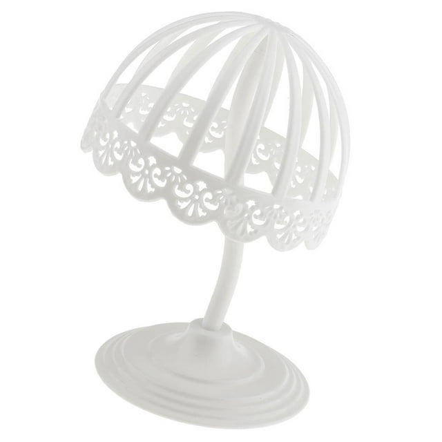 Soporte de Peluca Portátil Duradero Estante de Exhibición de Sombreros Desmontable 45cm Yuyangstore