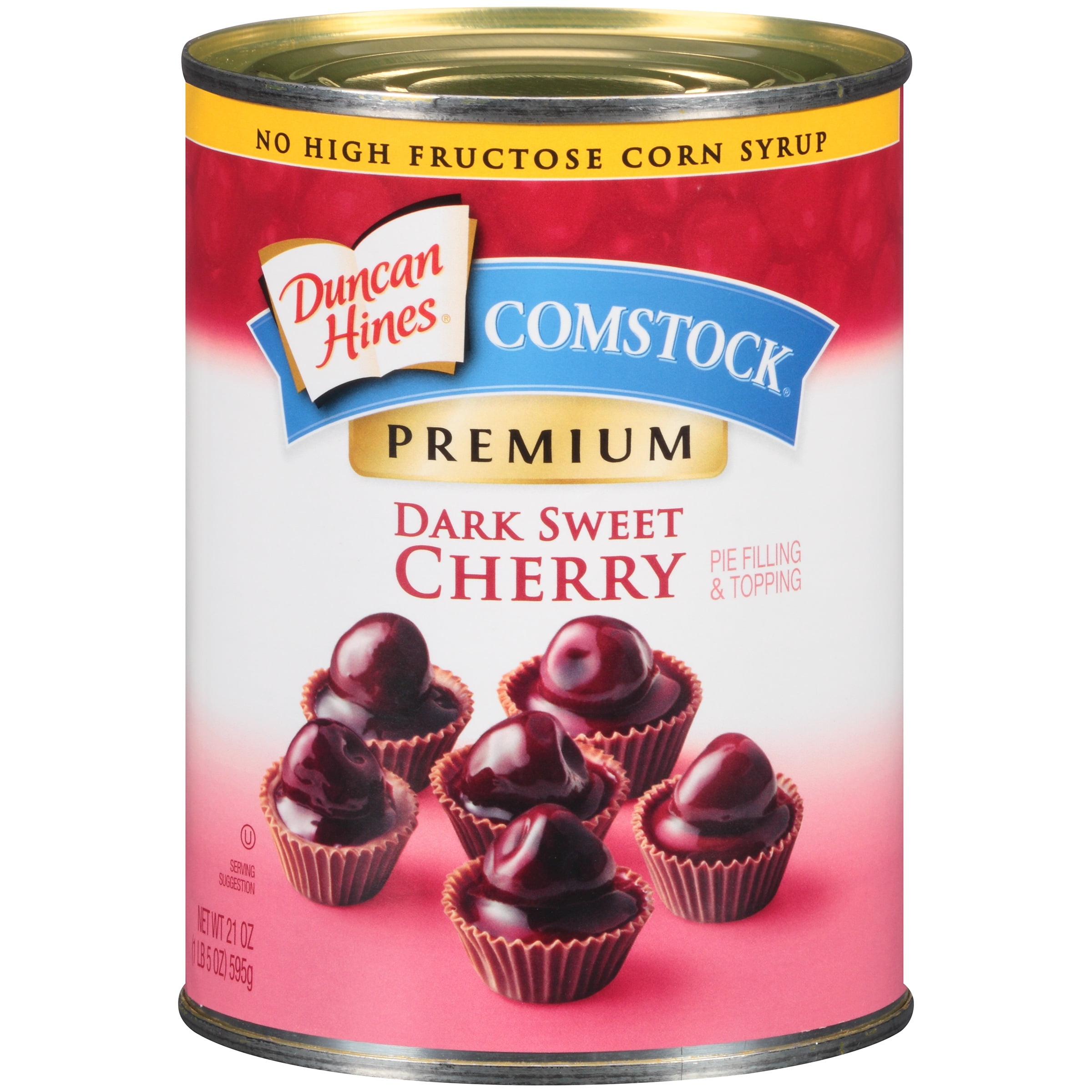 Duncan Hines Comstock Dark Sweet Cherry Pie Filling & Topping 21 oz. Can by PINNACLE FOODS GROUP LLC