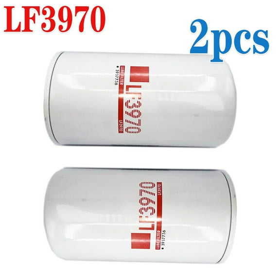 2Pack Oil Filter LF3970 Fuel Water Separator Filter For Cummins 3937736