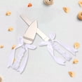 thumbnail image 3 of Elegante juego de cuchillo y servidor para pastel de bodas Juego de corte de pastel Juego de de postre para pastel Juego de cuchillos de pala estrella de diamante de oro Sunnimix pala de pastel, 3 of 8
