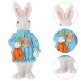 thumbnail image 5 of Toyandona 1Pc Easter Rabbit Figurine Blue Resin Decor for Home and Room Layout, 5 of 7
