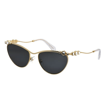 Swarovski SK 7017 Metal Womens Cat-Eye Sunglasses Gold 58mm Adult