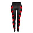 thumbnail image 4 of Womens Leggings High Waisted Valentine'S Day Love Heart Print Stretch Leggings Casual Super Soft Pants Slim Casual Workout Holiday Tummy Control Leggings for Women Yoga Pants for Women, 4 of 4