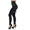thumbnail image 3 of Gibobby Pantalones deportivos Pantalones de fitness Hip-up Bottom Pantalones de yoga Pantalones de yoga para mujer(Negro， L), 3 of 5