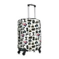 thumbnail image 3 of Daiia Cool Camera Luggage Cover, Thickened Washable Travel Luggage Covers, Elastic Unique Baggage Covers for 18-20 inch Luggage-Large, 3 of 9